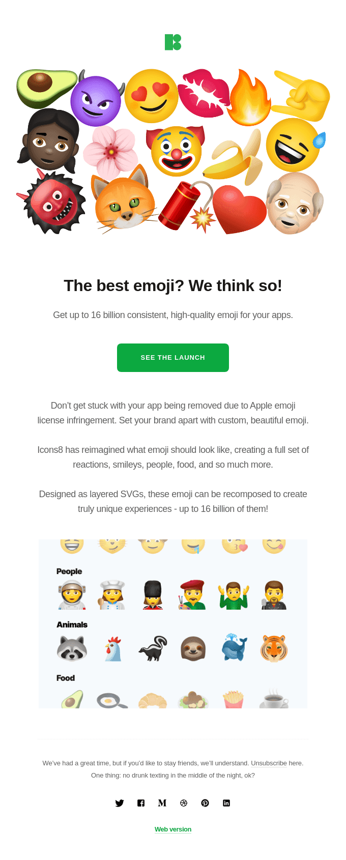 Beautiful and legal emoji have finally arrived!