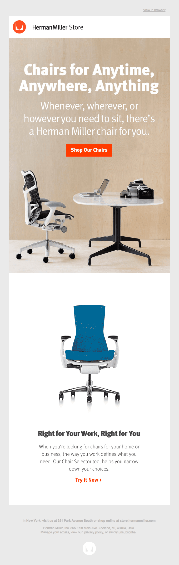 Because Your Chair Should Be Personal