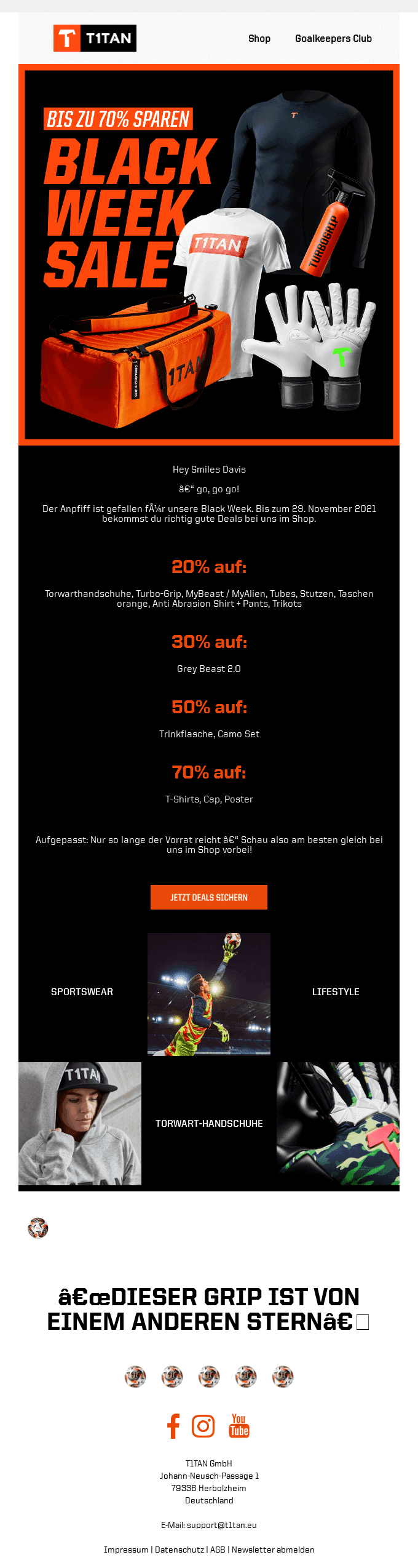 🔥BIS ZU 70% SPAREN🔥 Black Week Deals von T1TAN!