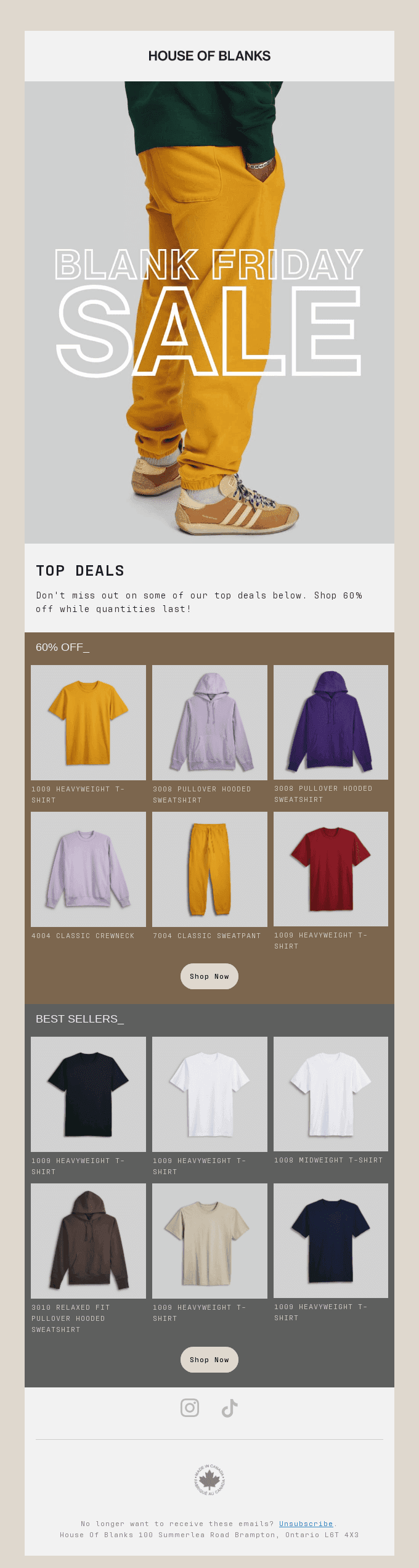 BLANK Friday | Top Deals Moving Fast