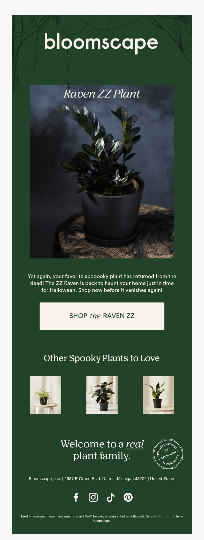 BOO 👻 Your favorite spooky plant is back!