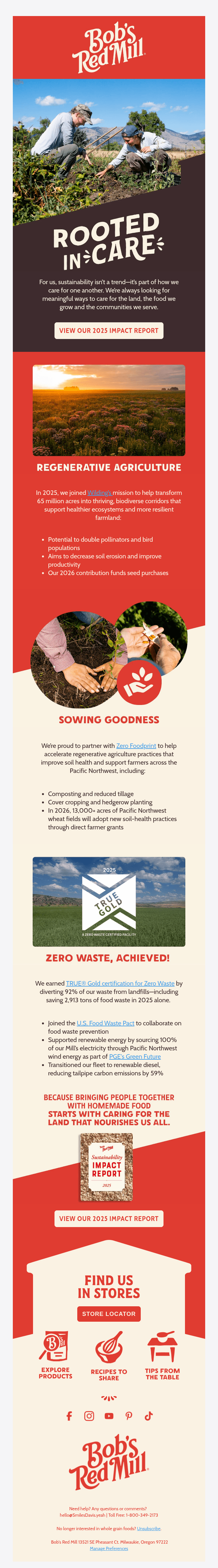 Good Food Starts with Caring for the Land