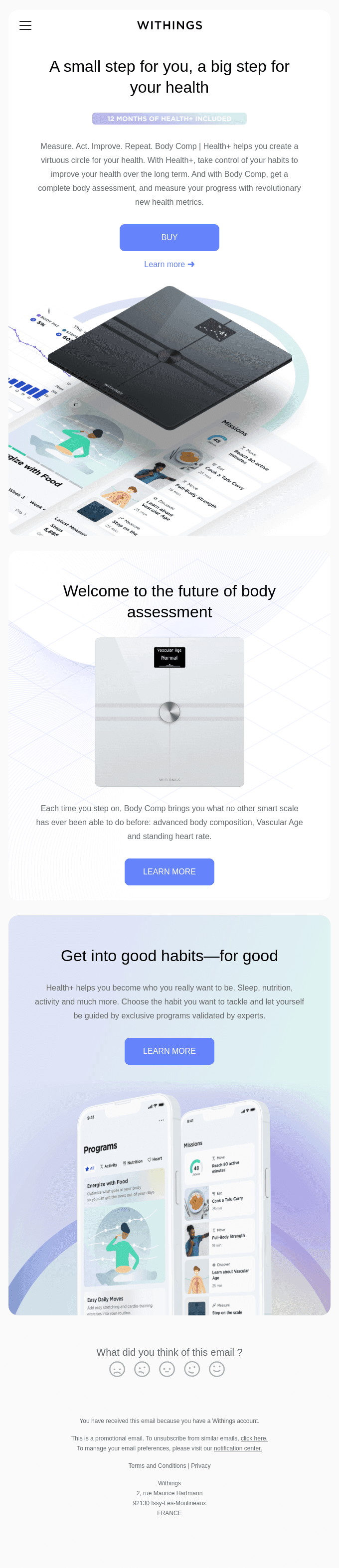 Body Comp | Health+: discover a new health experience now
