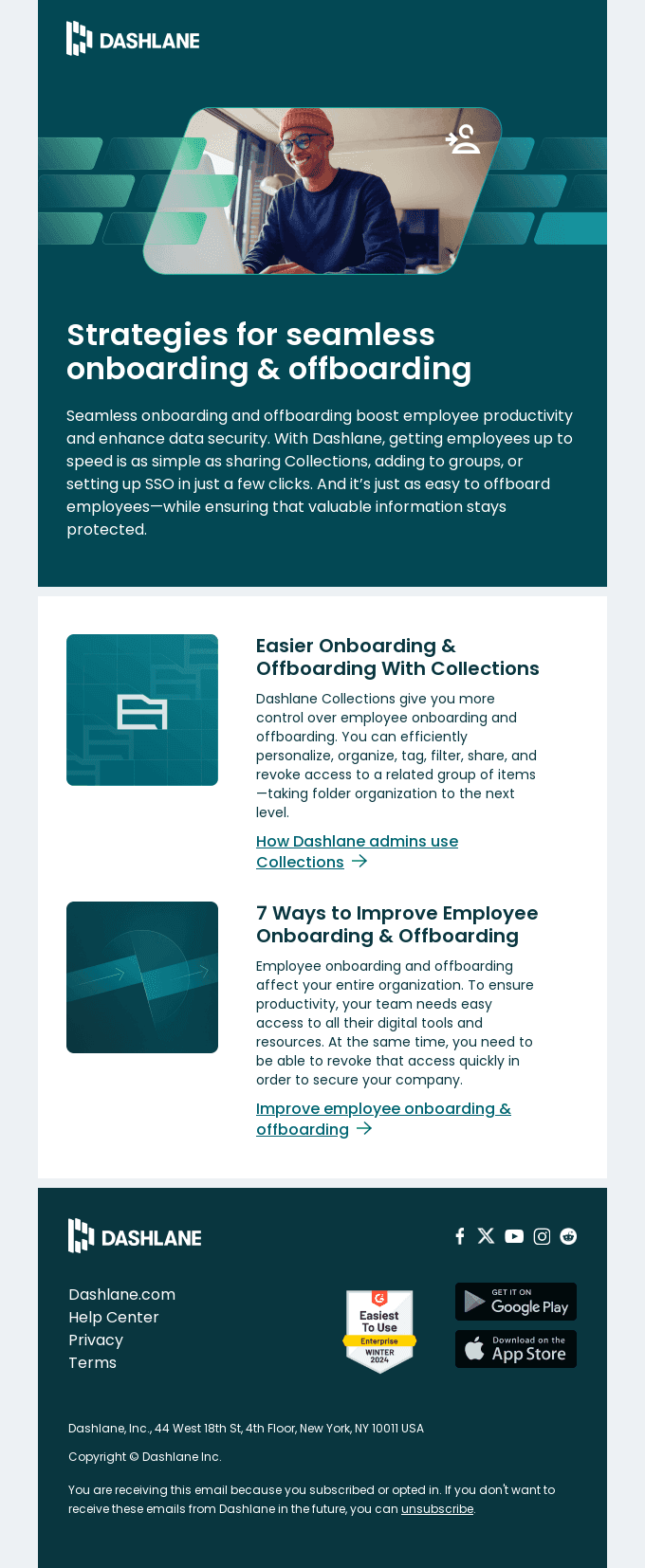 Boost productivity and security with seamless on & offboarding