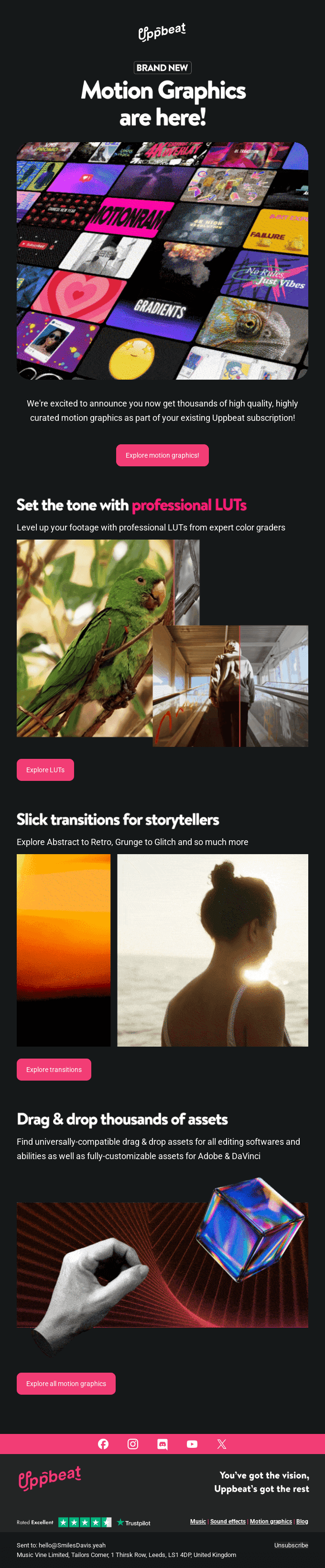 Brand new motion graphics are here!