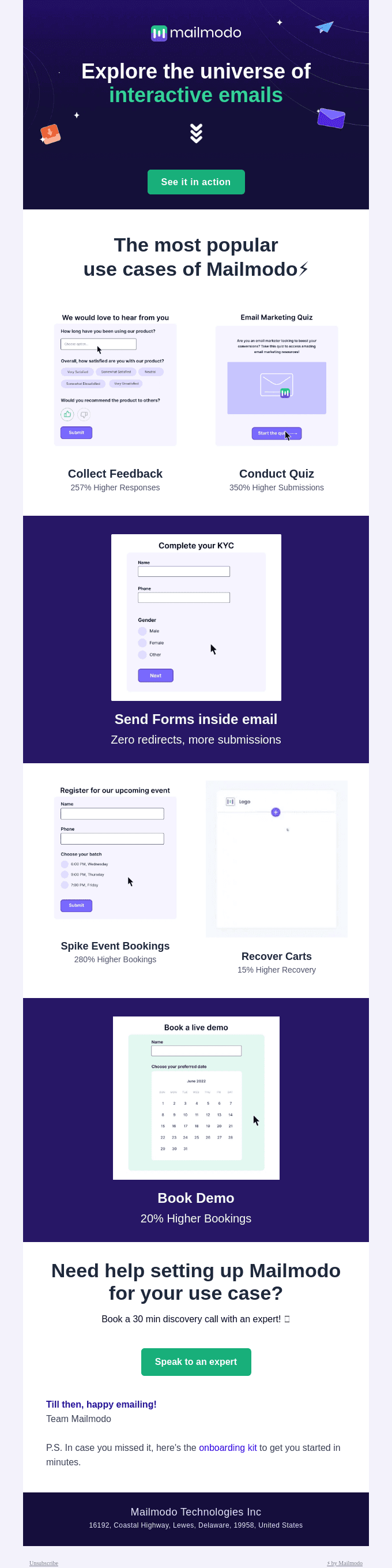 Bring your emails to life with interactivity