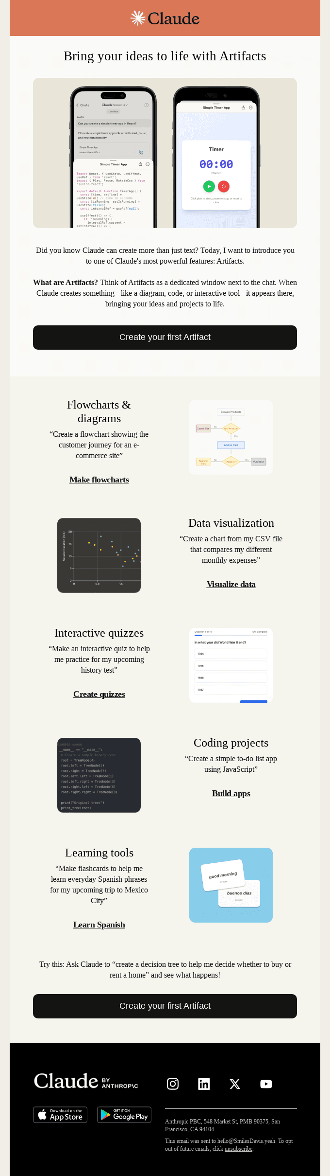 Bring your ideas to life with Artifacts (3/5)
