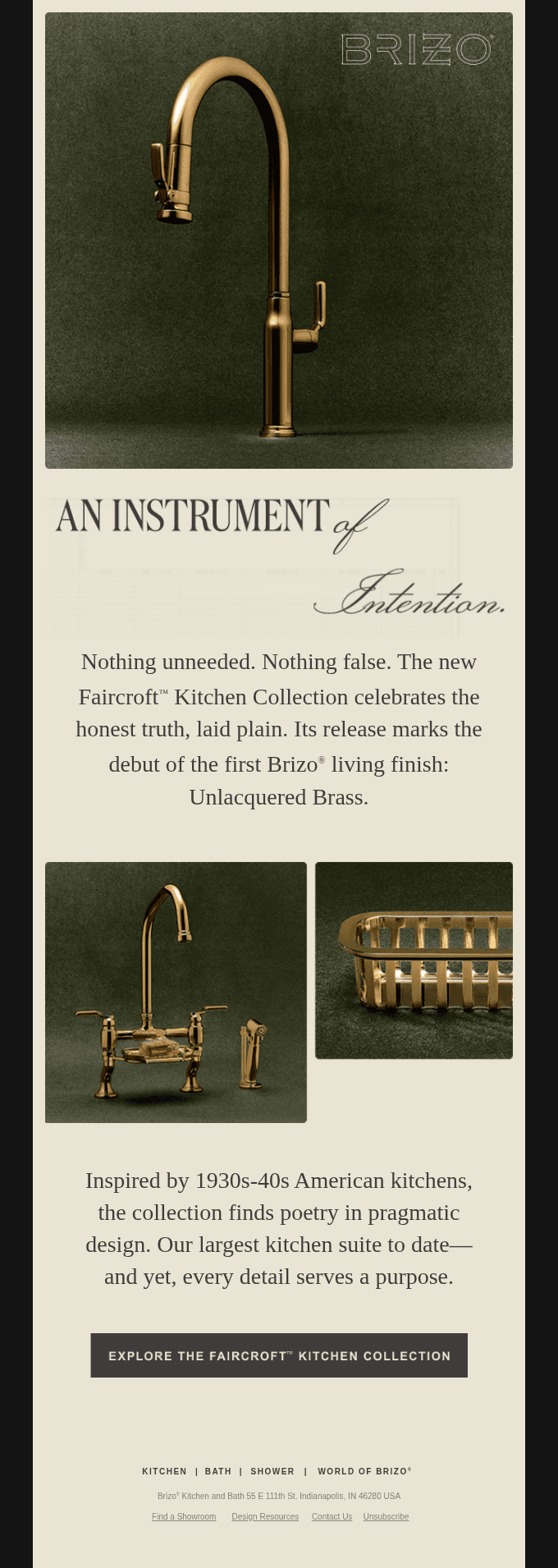 Introducing the Faircroft™ Kitchen Collection