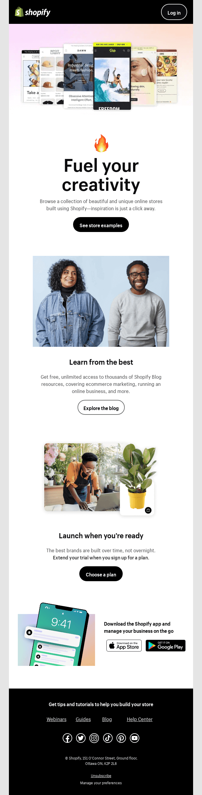 Build your dream business with Shopify