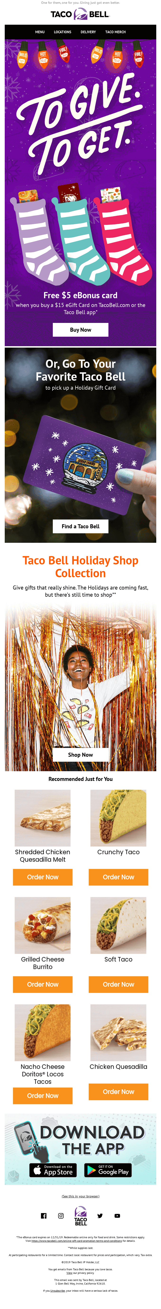 🎁Buy a $15 eGift Card and get one $5 eBonus card 😋