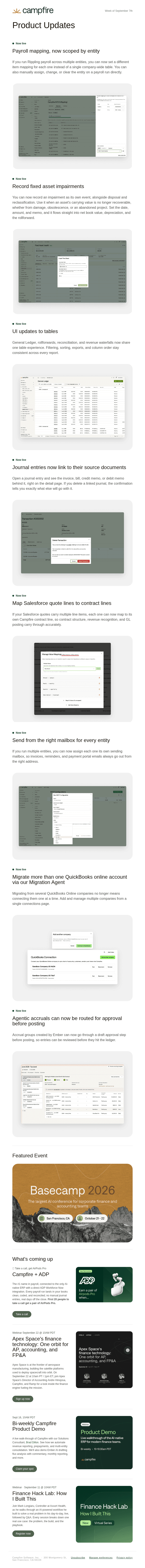 Product Updates: Week of September 7th