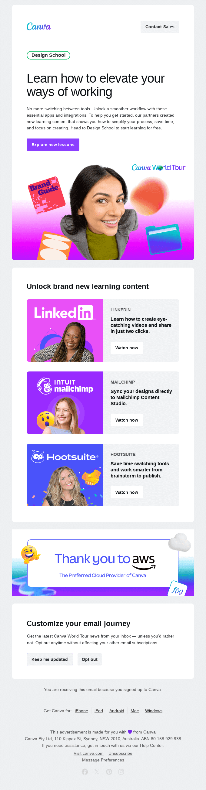 Canva 🤝 Your favorite apps and integratons