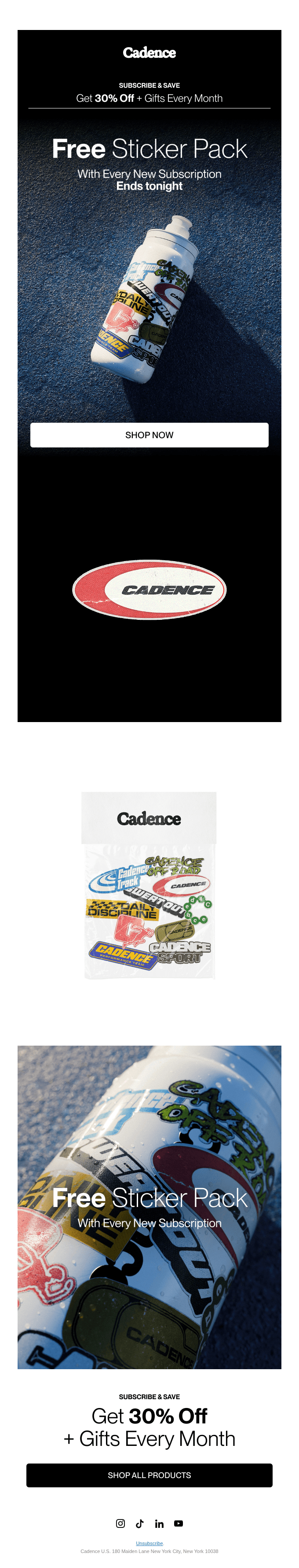 Celebrate with us - Free Sticker Pack