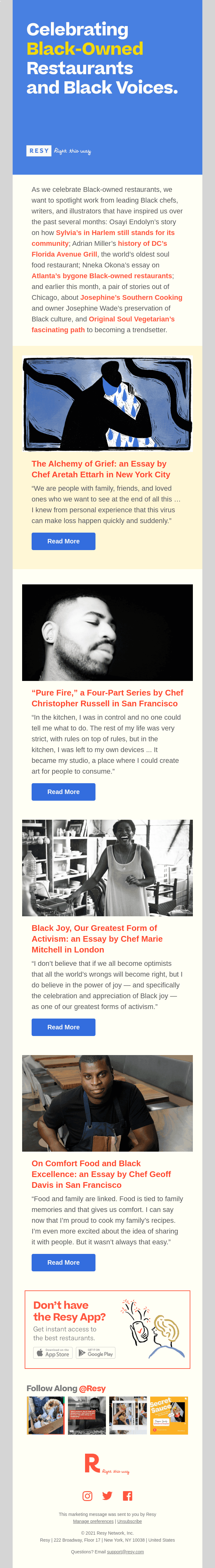 Celebrating Black-Owned Restaurants and Voices