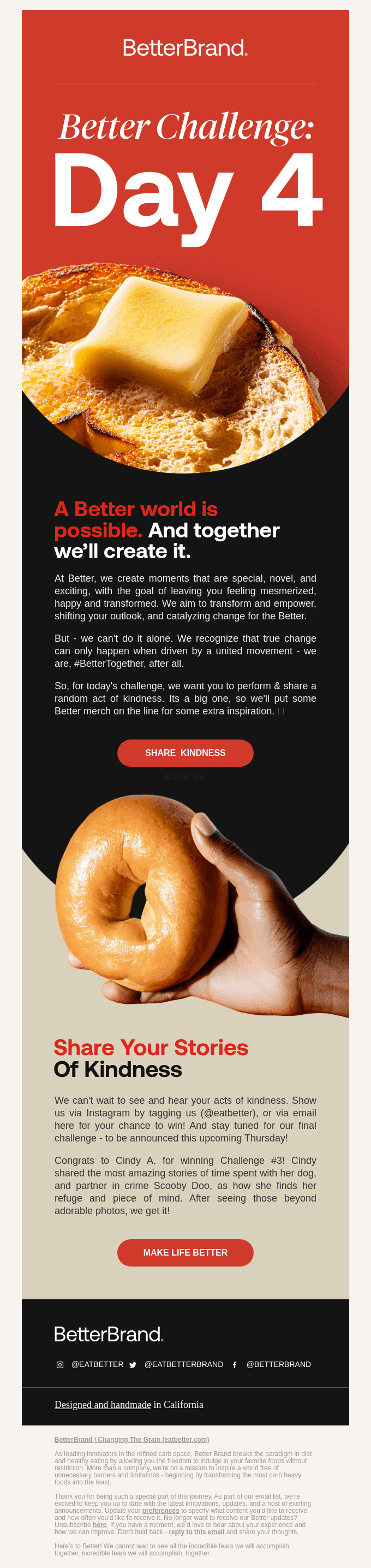 Challenge #4 - A Random Act Of Kindness