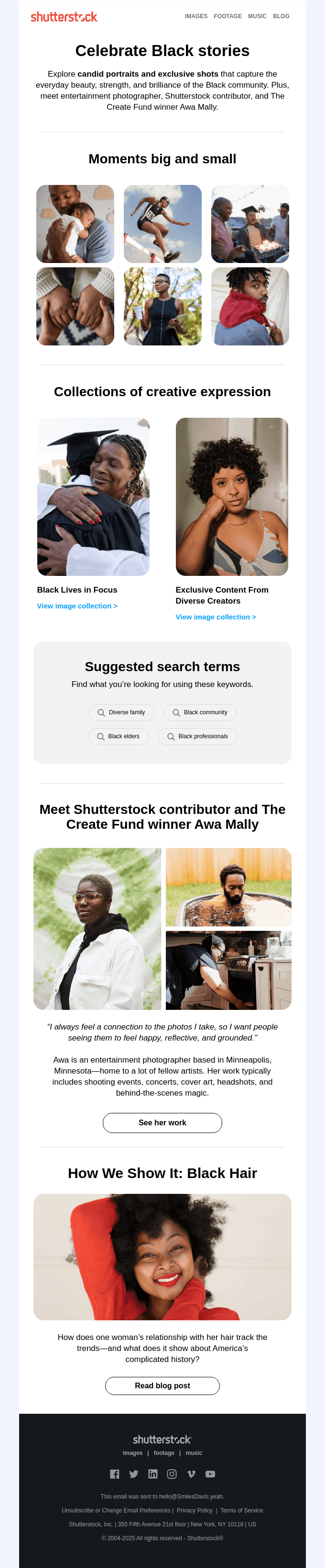 Championing Black stories and artists ✨
