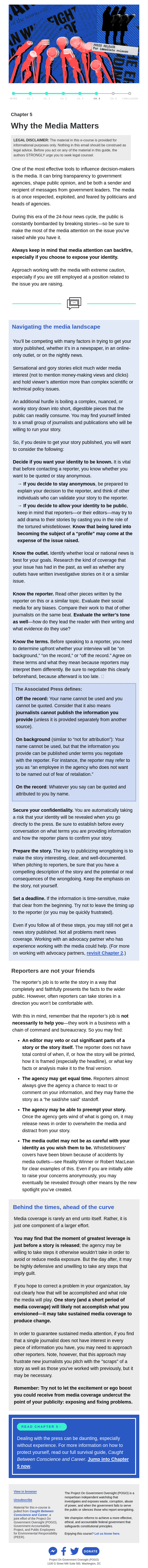 Chapter 5: Why the media matters