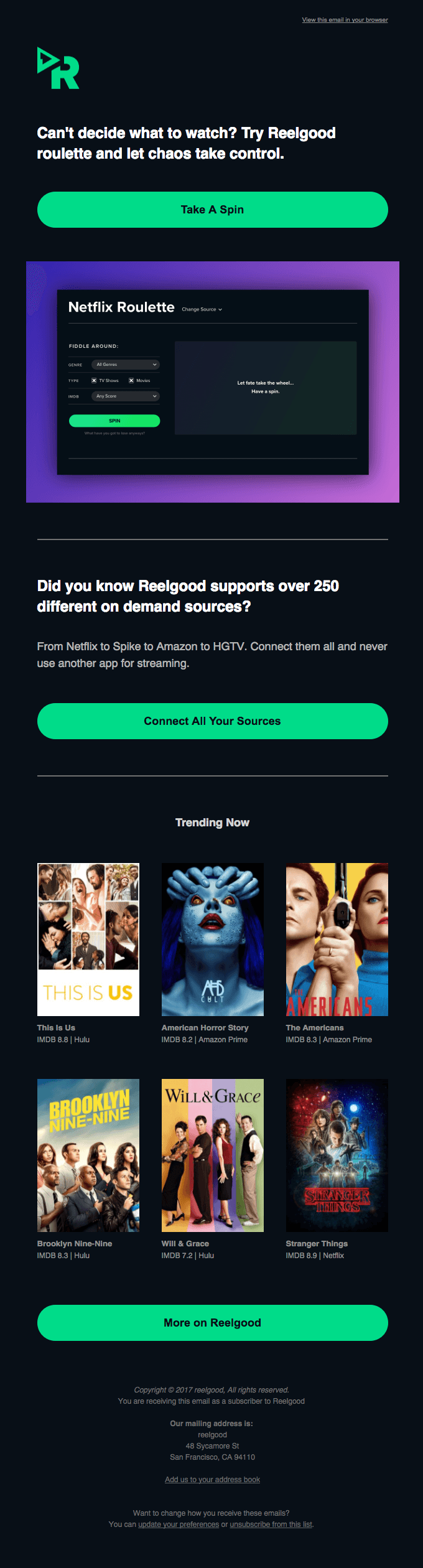 Chat Roulette? No… Netflix Roulette? YES!
