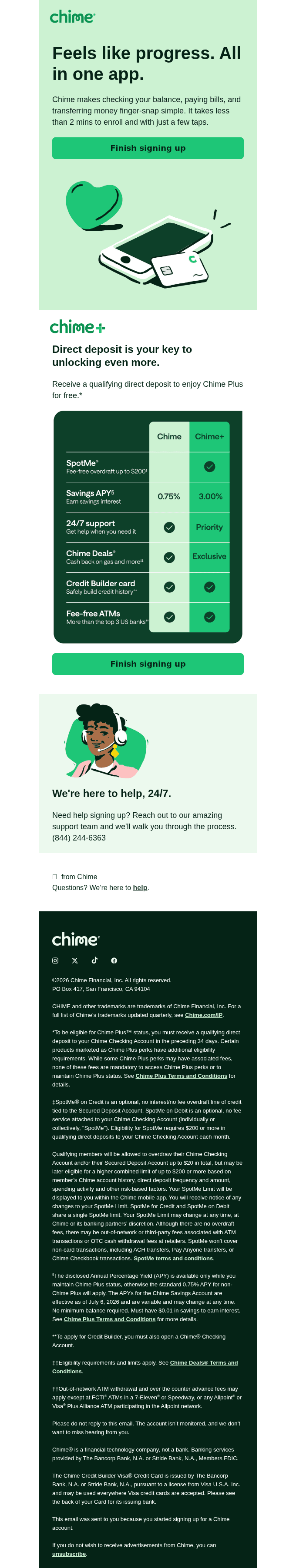 Finish signing up! It’s free and takes less than 2 mins.