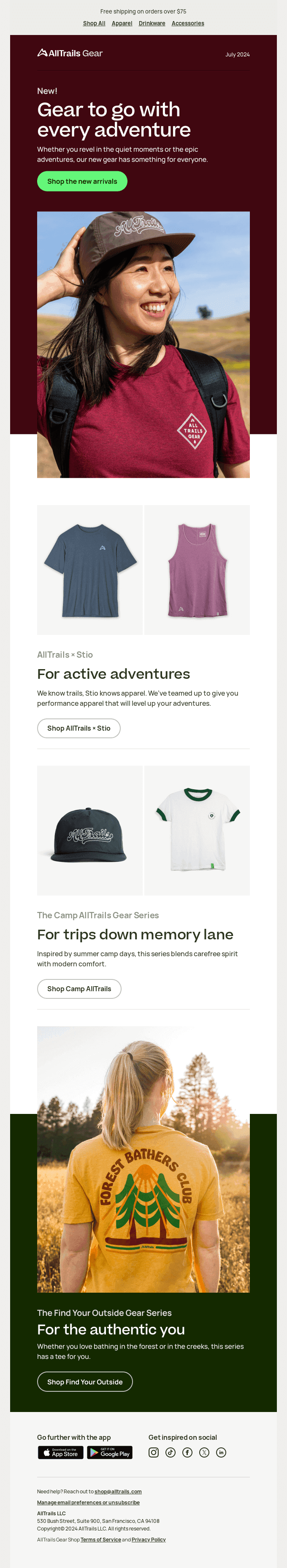 Choose your own adventure with our new gear