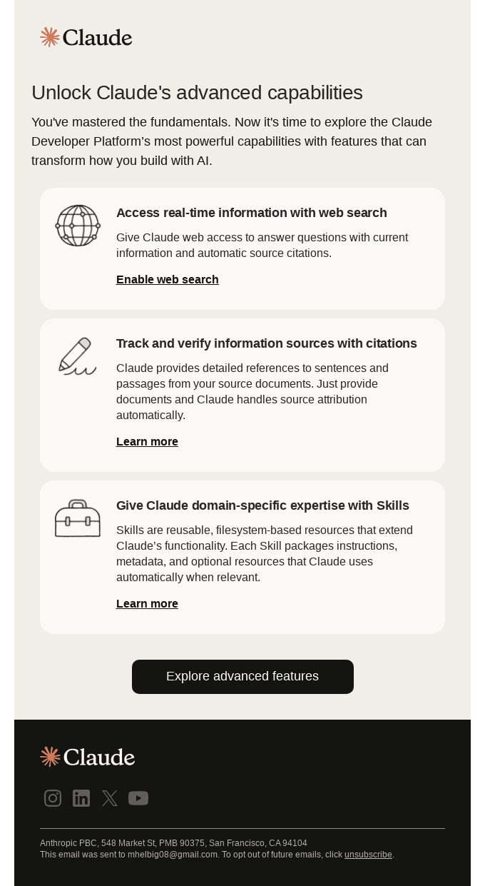 Claude Developer Platform: Three features to explore
