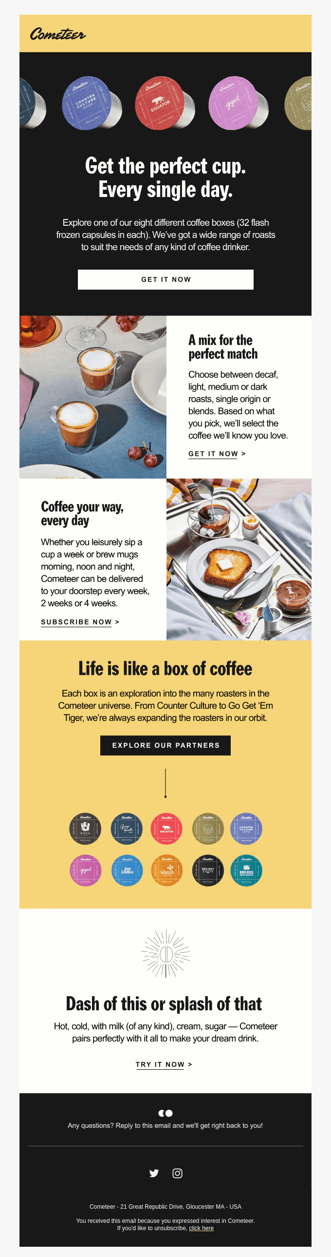 Coffee, Coffee, Coffee (Did We Mention Coffee?)