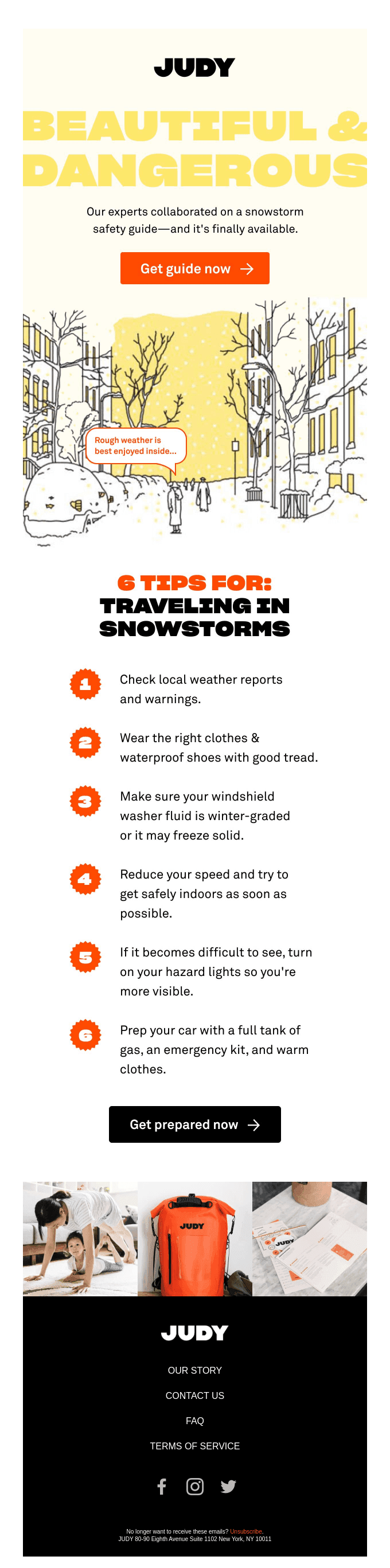 Complete snowstorm guide now available 🌨️