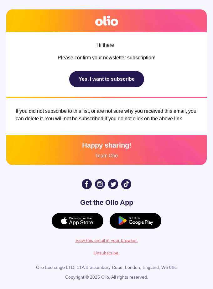 Confirm Your Newsletter Subscription