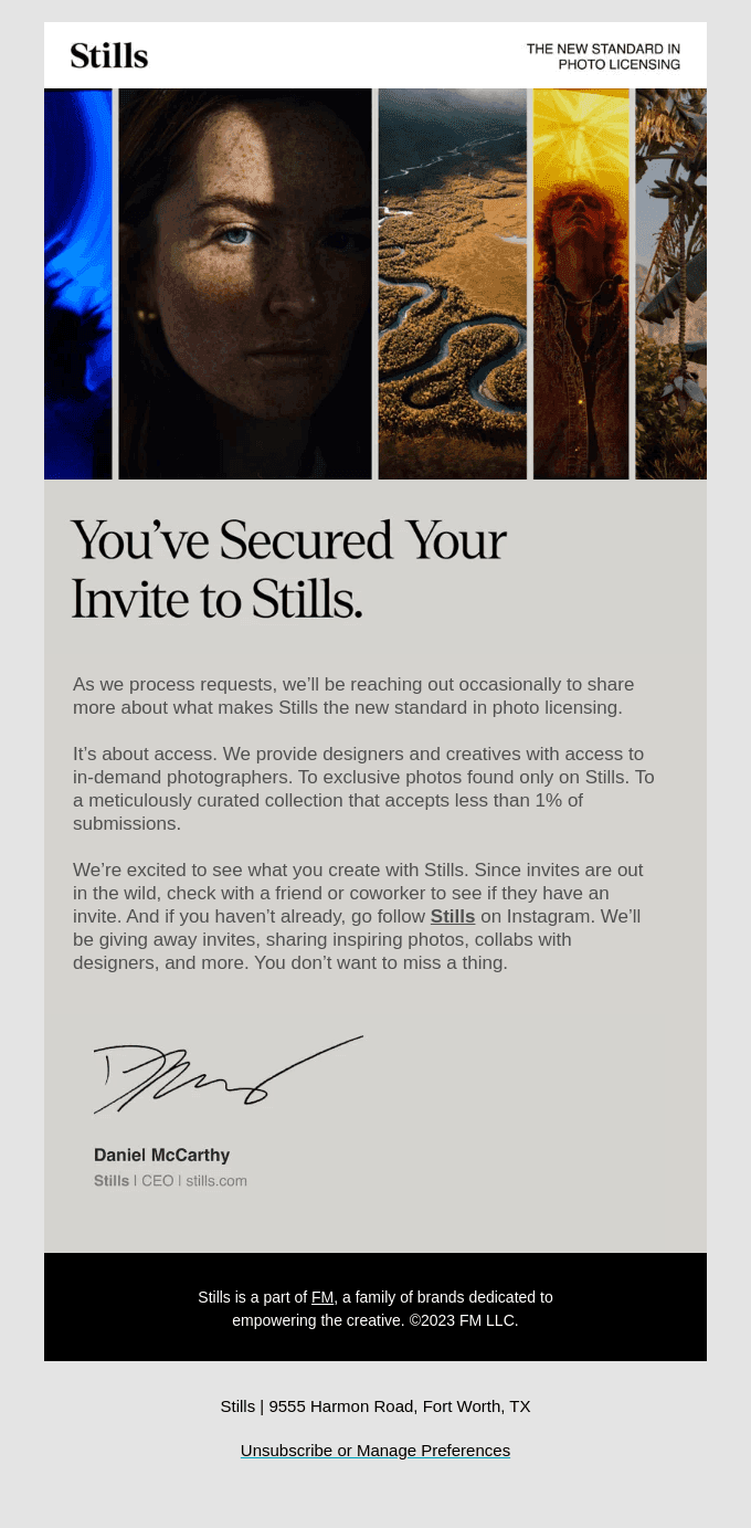 Congratulations - You've secured access