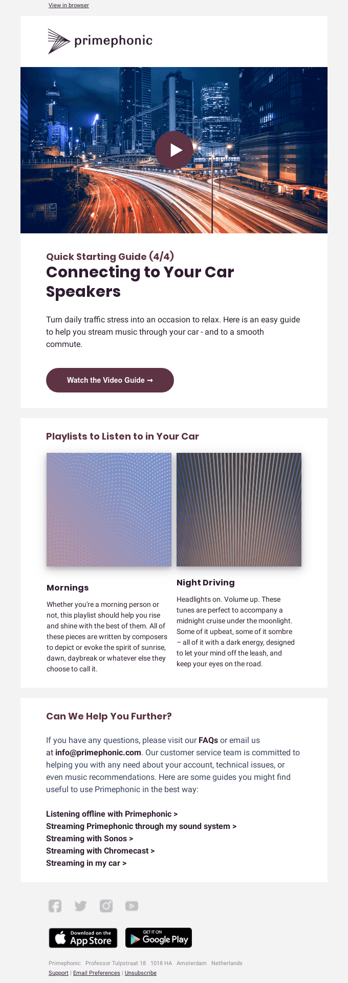 Connecting Primephonic to your Car 🚗