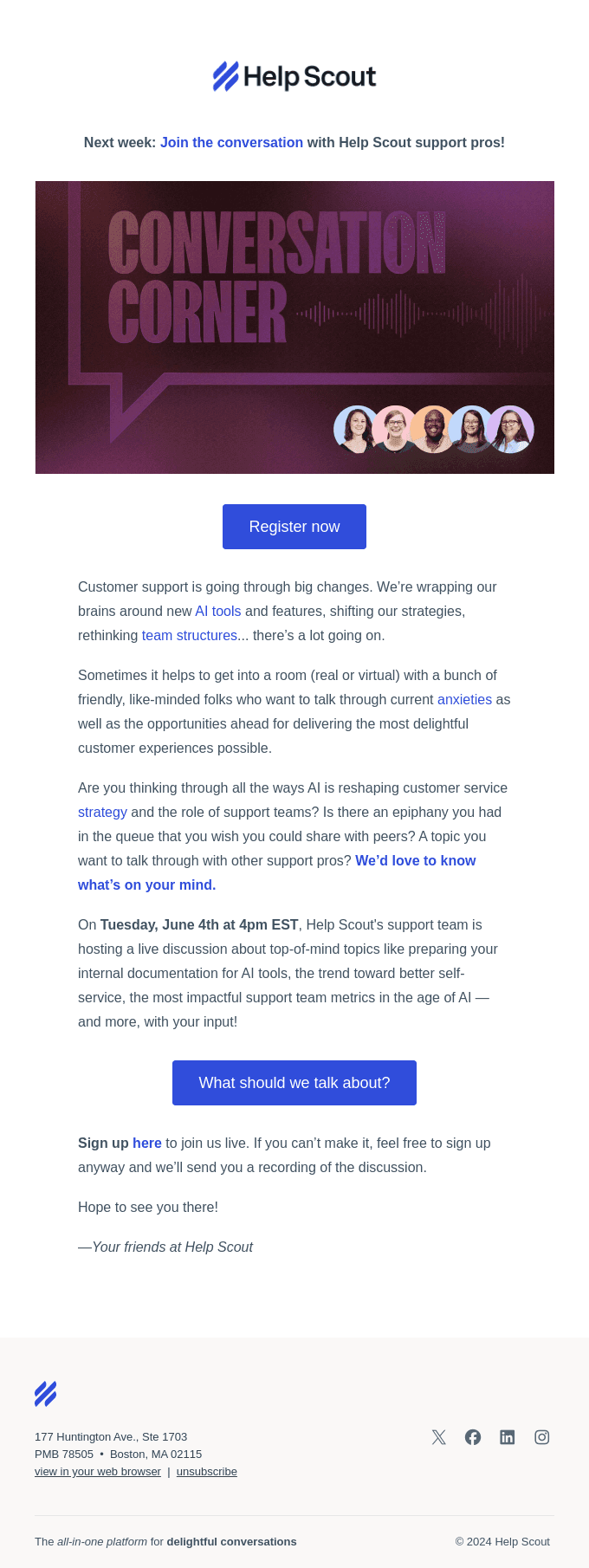 Conversation Corner: Real talk with Help Scout support pros