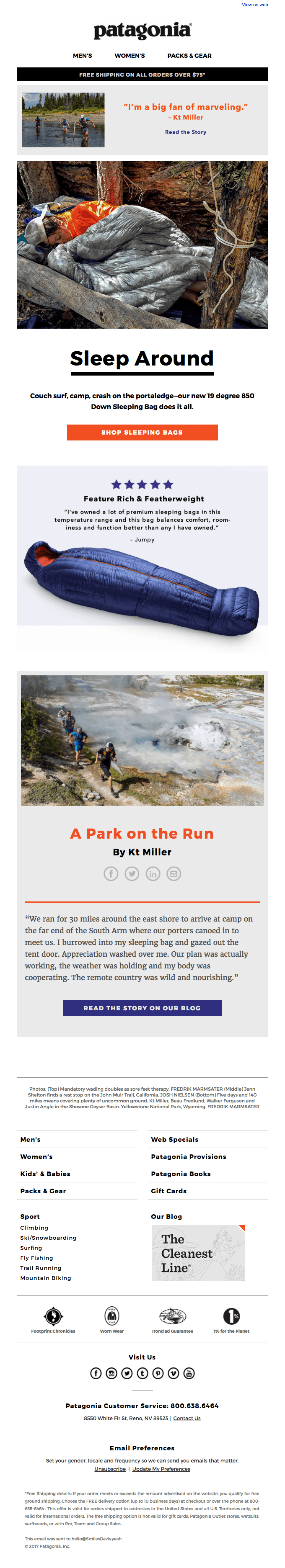 Couch-surf, camp, crash on the portaledge