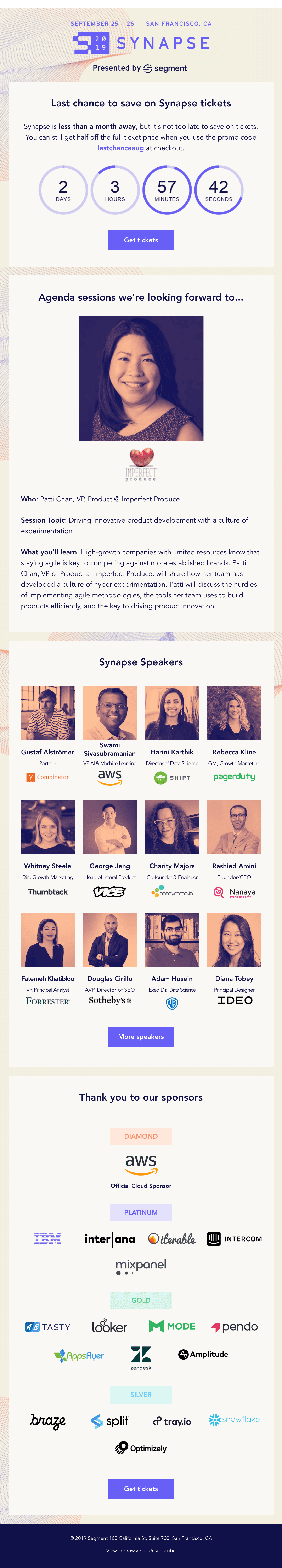 Countdown to Synapse: last week to save on tickets