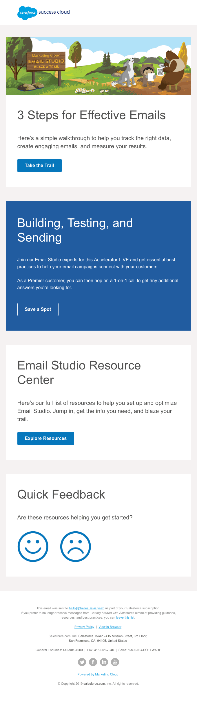 Create emails that motivate your customers with Email Studio.