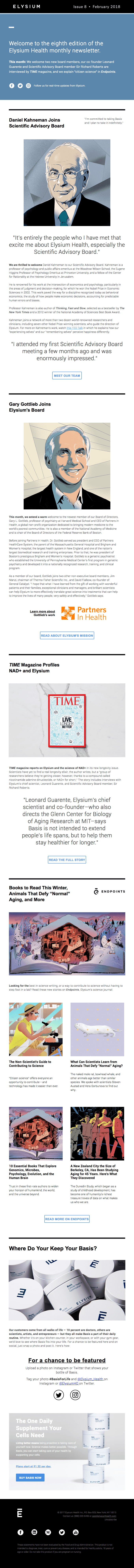 Daniel Kahneman and Gary Gottlieb Join Elysium