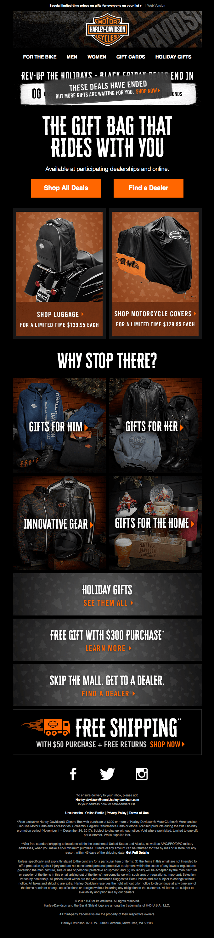 Day 2 of Deals: Luggage, Motorcycle Covers + more