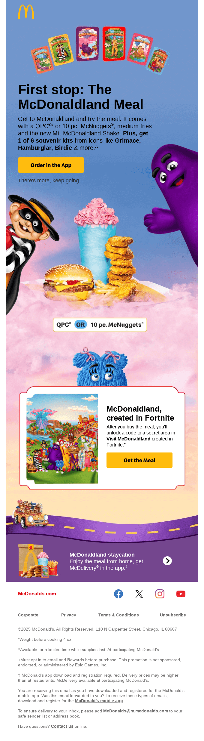 days til ur trip to McDonaldland: 0