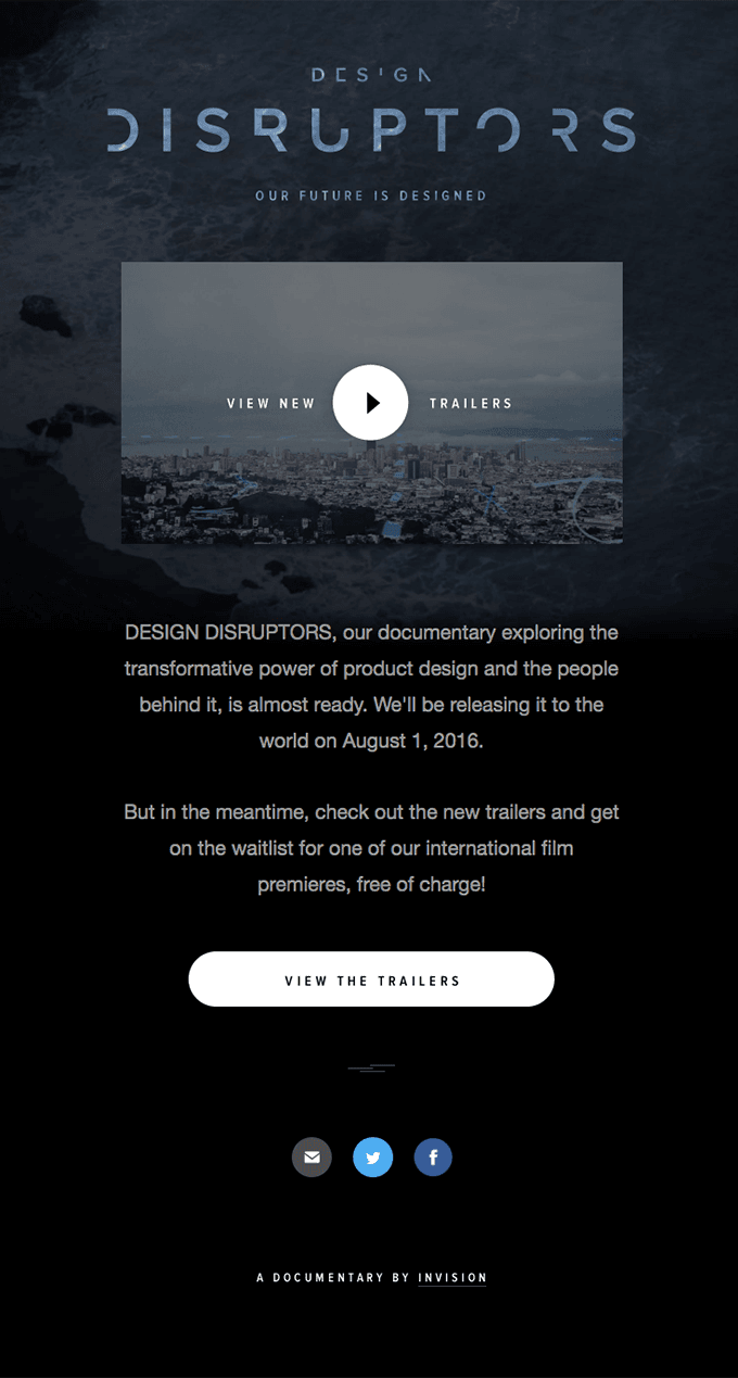 DESIGN DISRUPTORS drops August 1!