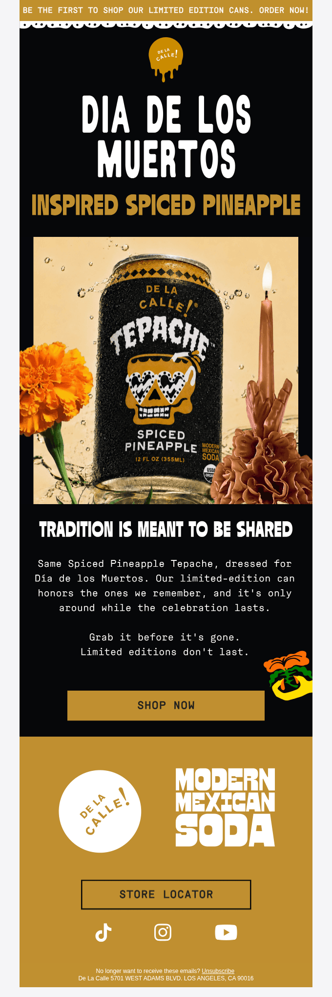 NEW! Dia de los Muertos limited-edition cans are here