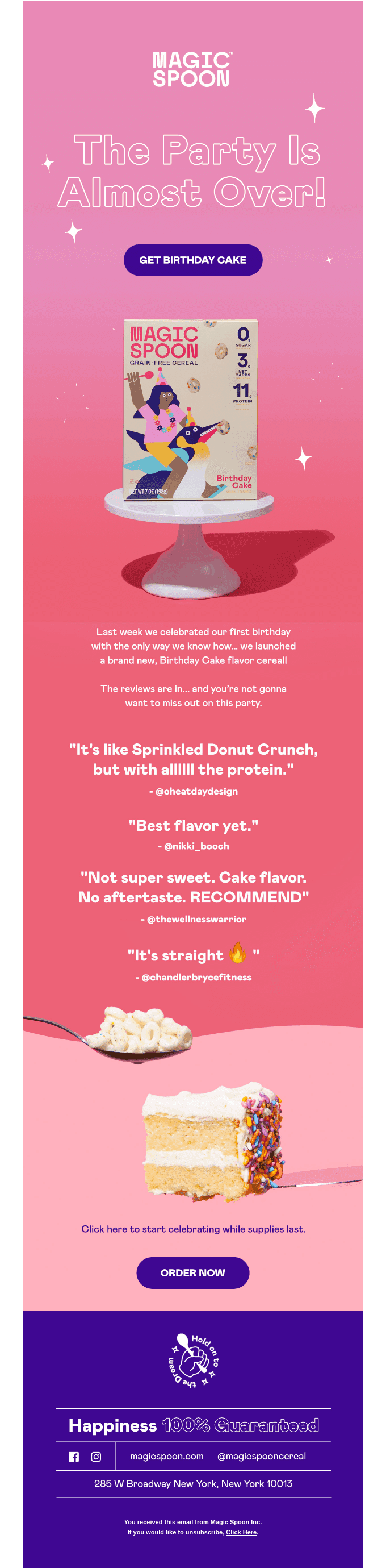 Did you celebrate with our newest flavor? 🎂