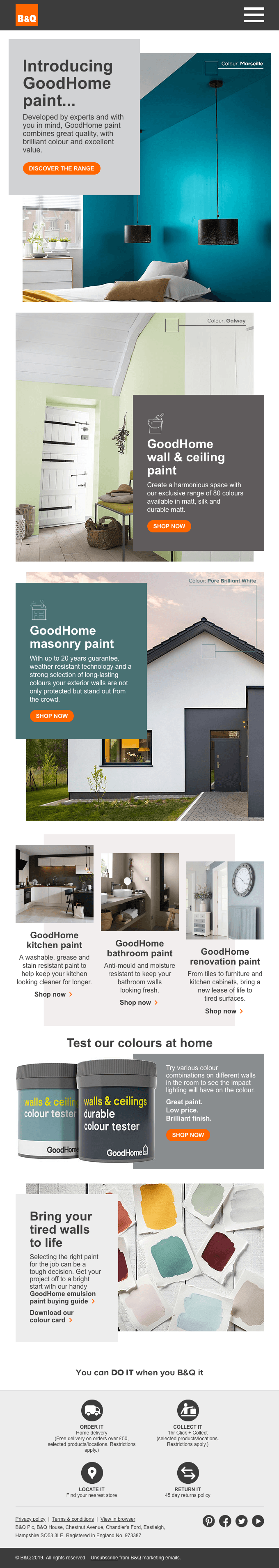 Discover our brilliant new paint range