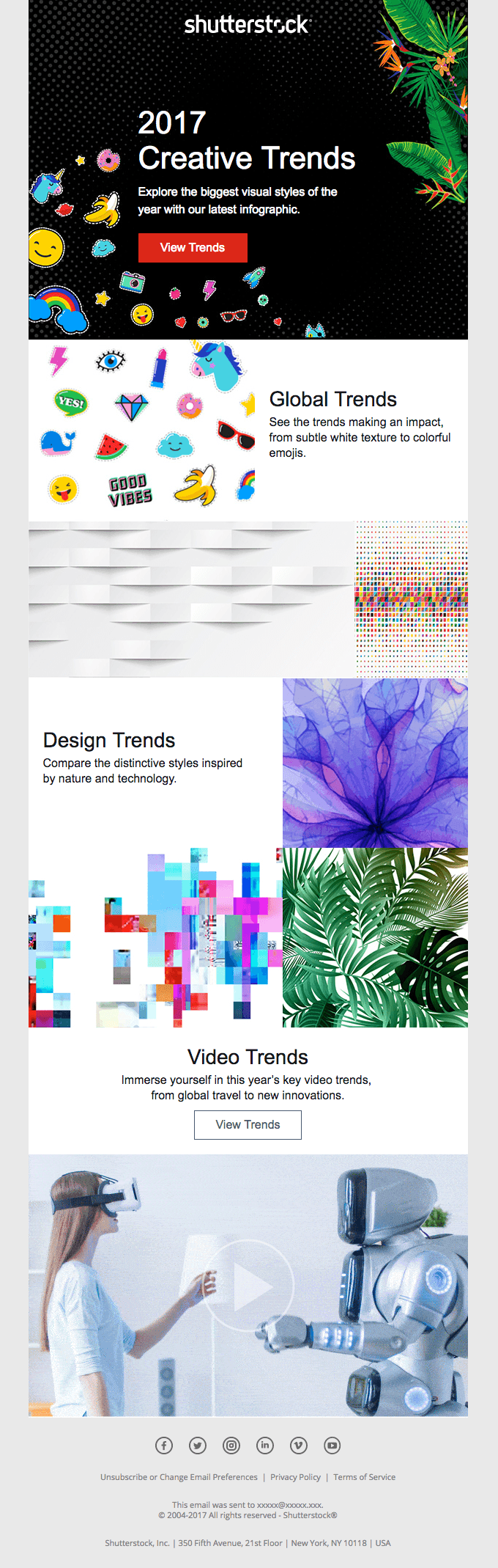 Discover our top creative trends of 2017