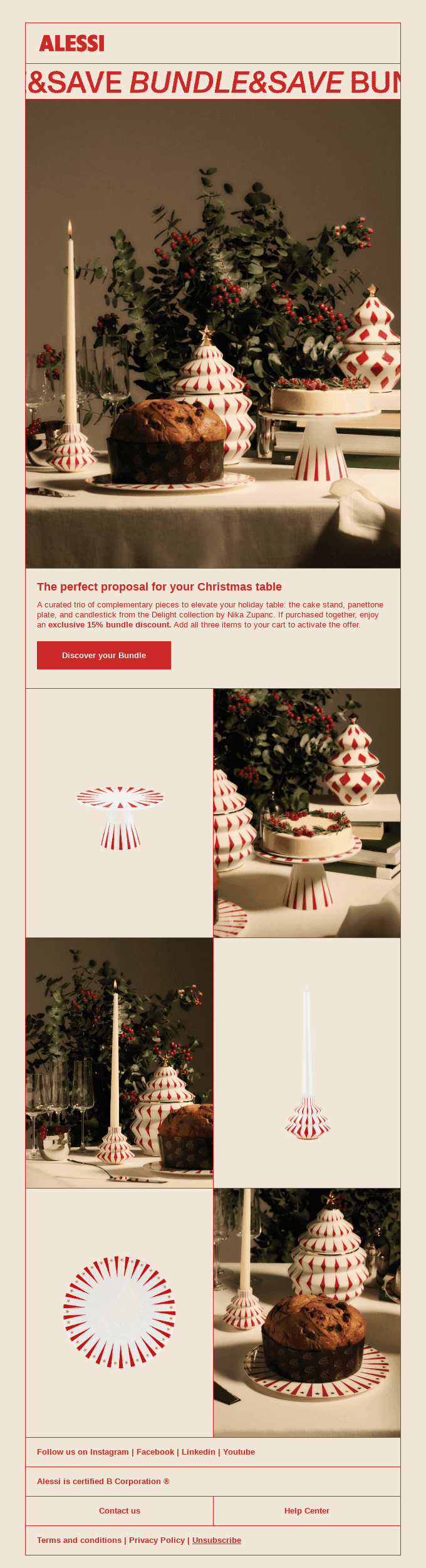 Discover the perfect bundle for your holiday table