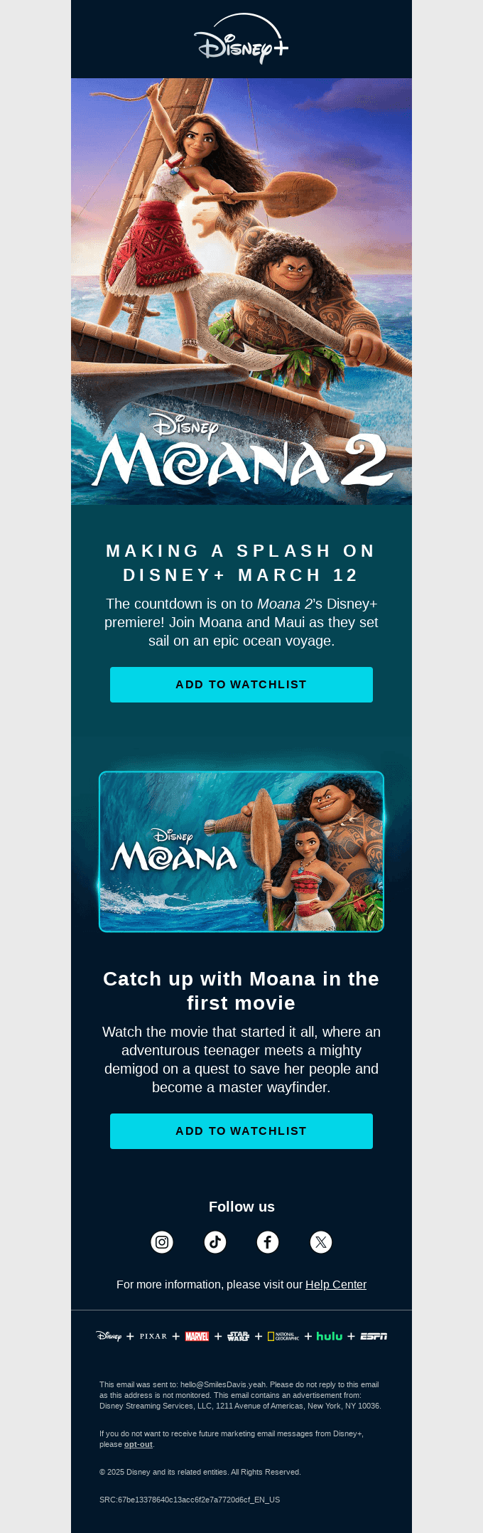 Disney’s Moana 2 | Streaming March 12 🐚