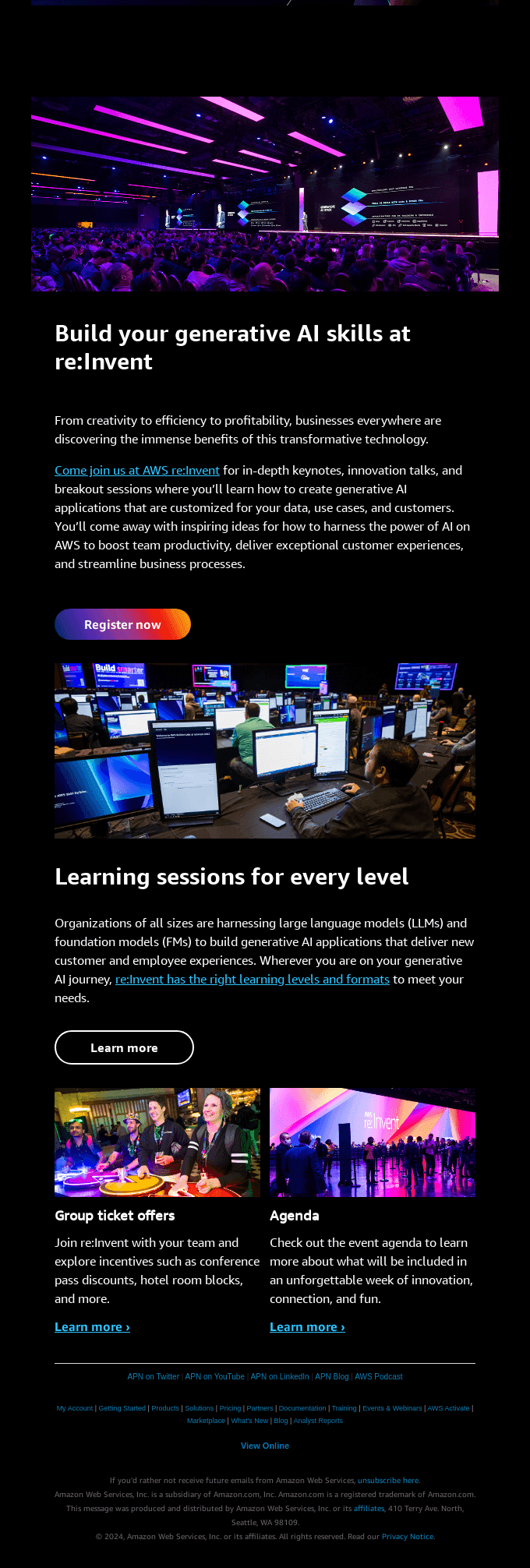 🤖 Dive deep into generative AI at AWS re:Invent 2024