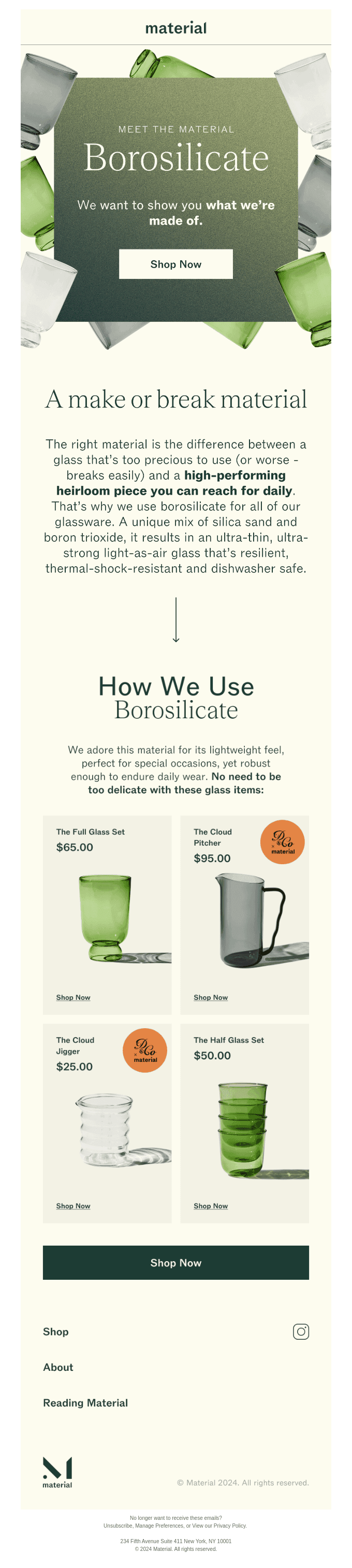 Do Materials Matter? Meet: Borosilicate