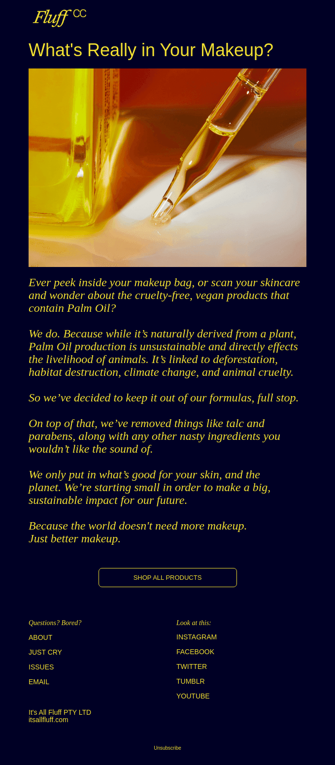 Do you know what's in your makeup?