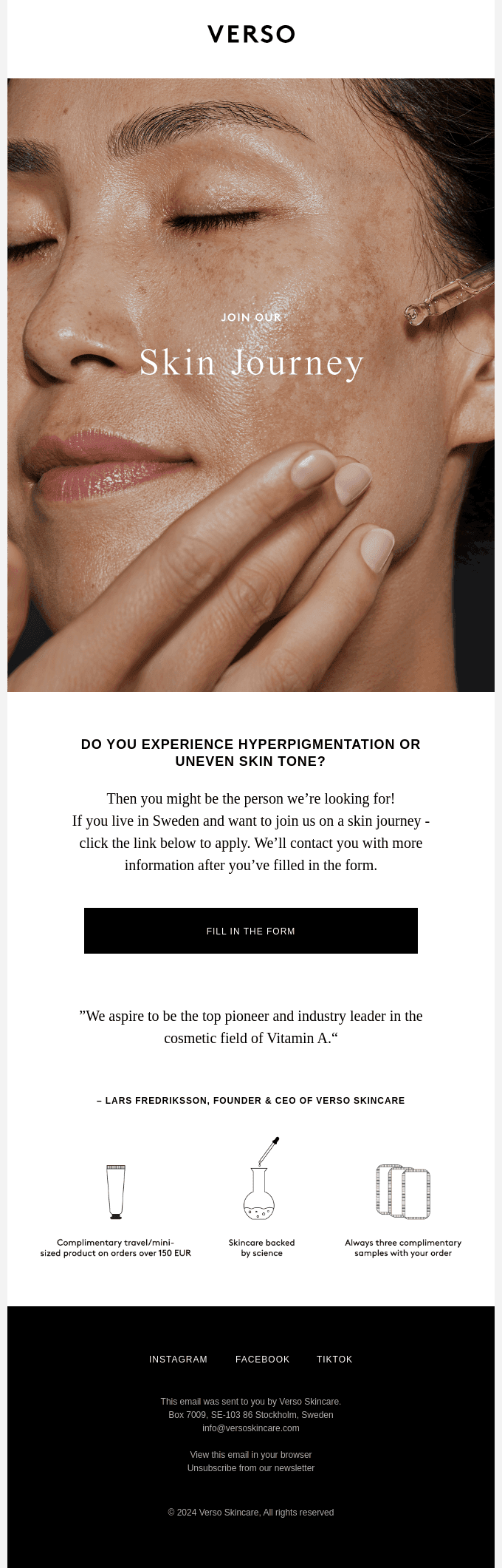 Do you want to join us on a skin journey?