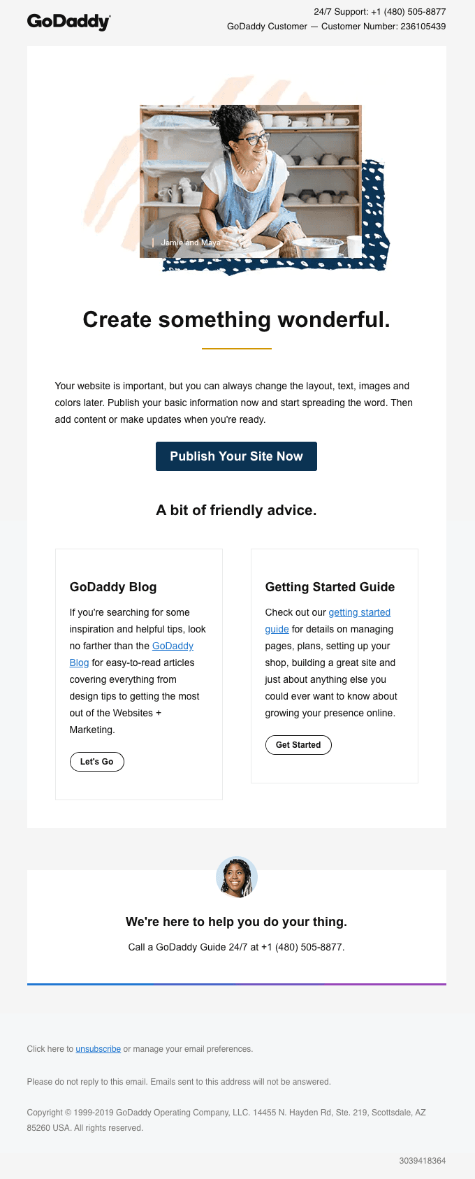 Don't feel ready to publish your site? Read this.