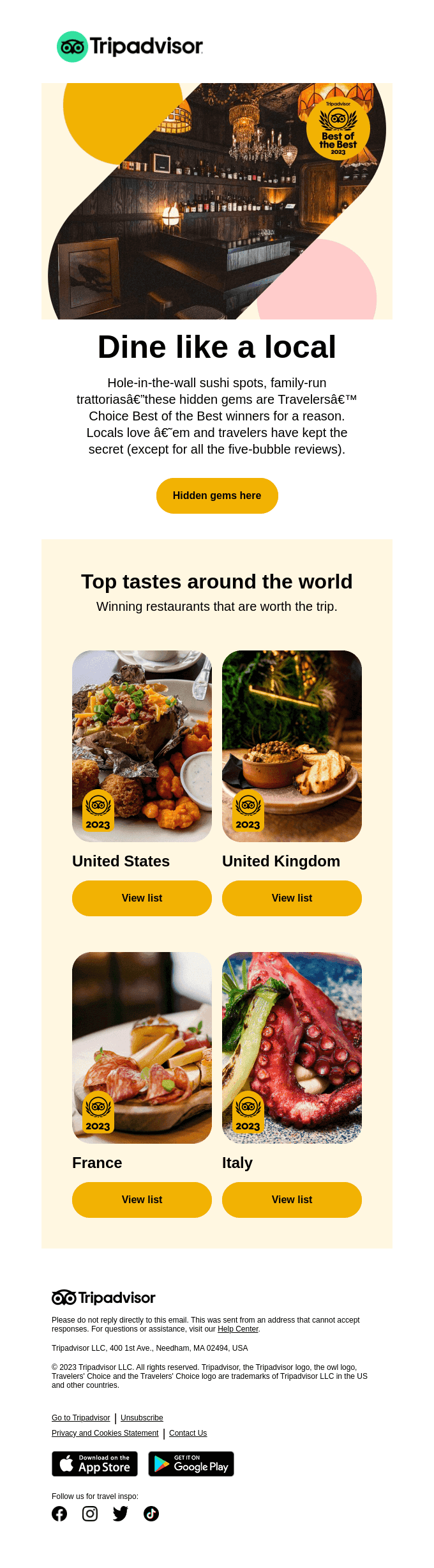 Don’t know where to eat? Ask the locals